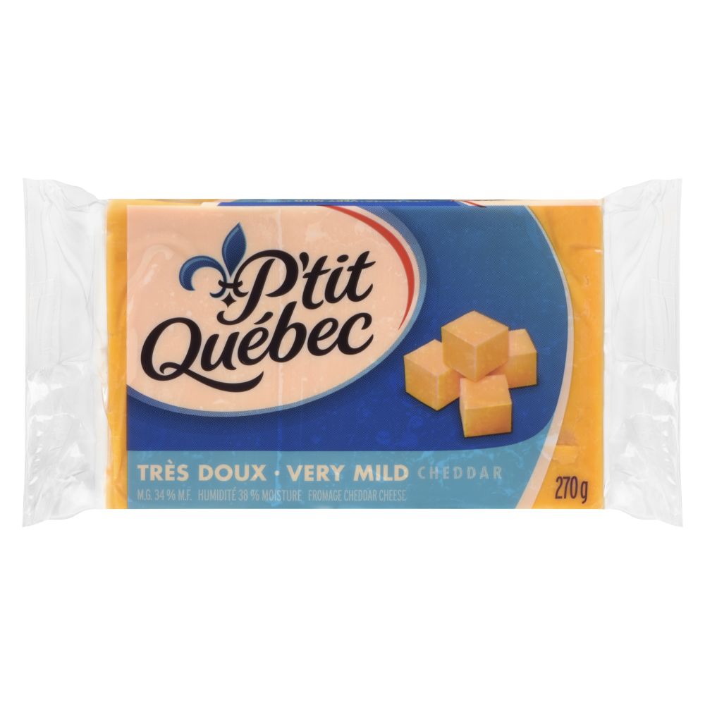 P'tit Québec Very Mild Colored Cheddar 270g