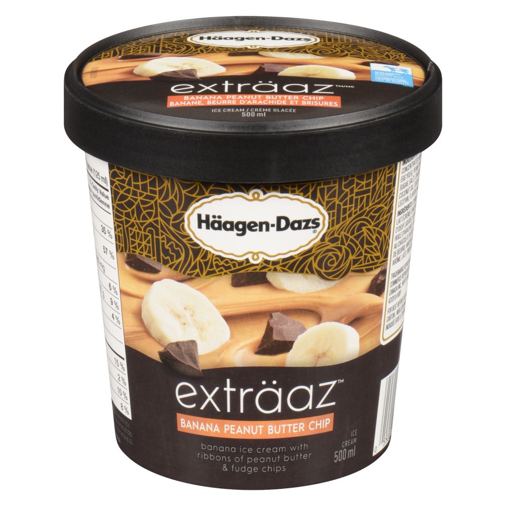 Häagen-Dazs Banana Peanut Butter Chip Ice Cream 500ml