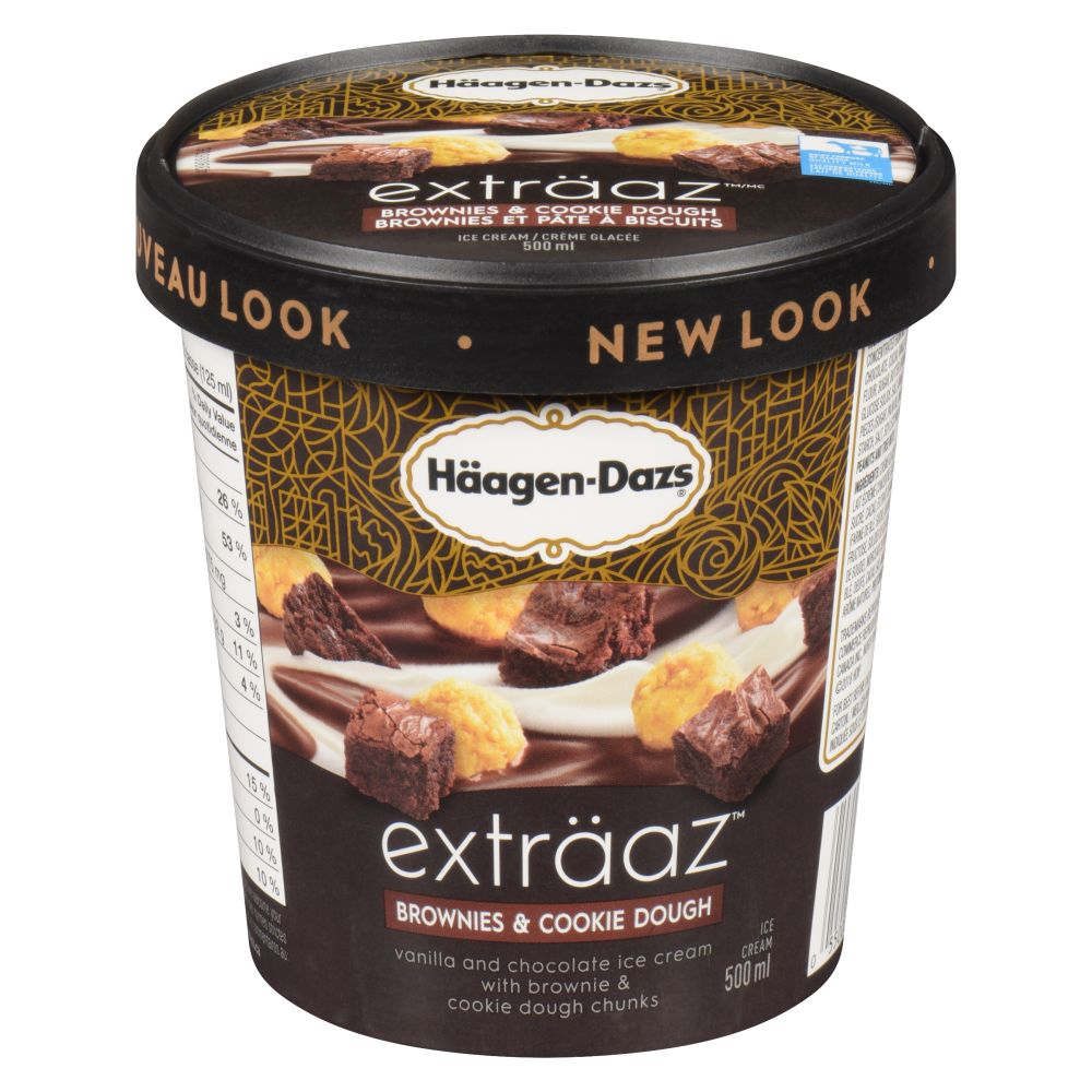 Häagen-Dazs Brownies & Cookie Dough Ice Cream 500ml