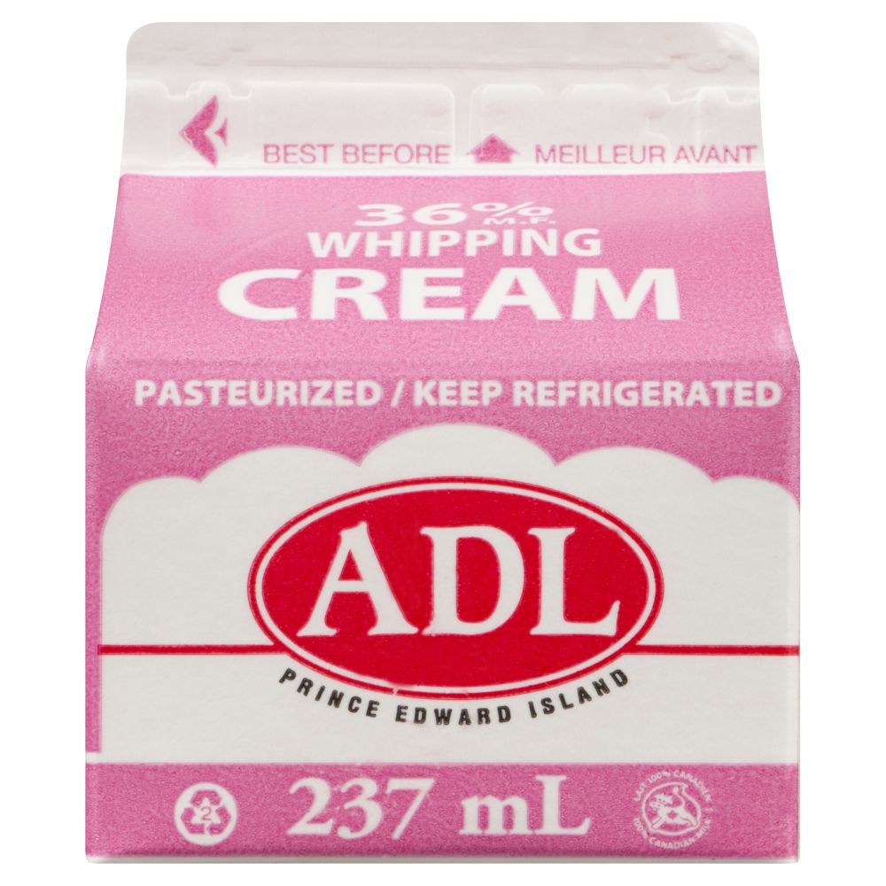 ADL Whipping Cream 36% M.F. 237ml