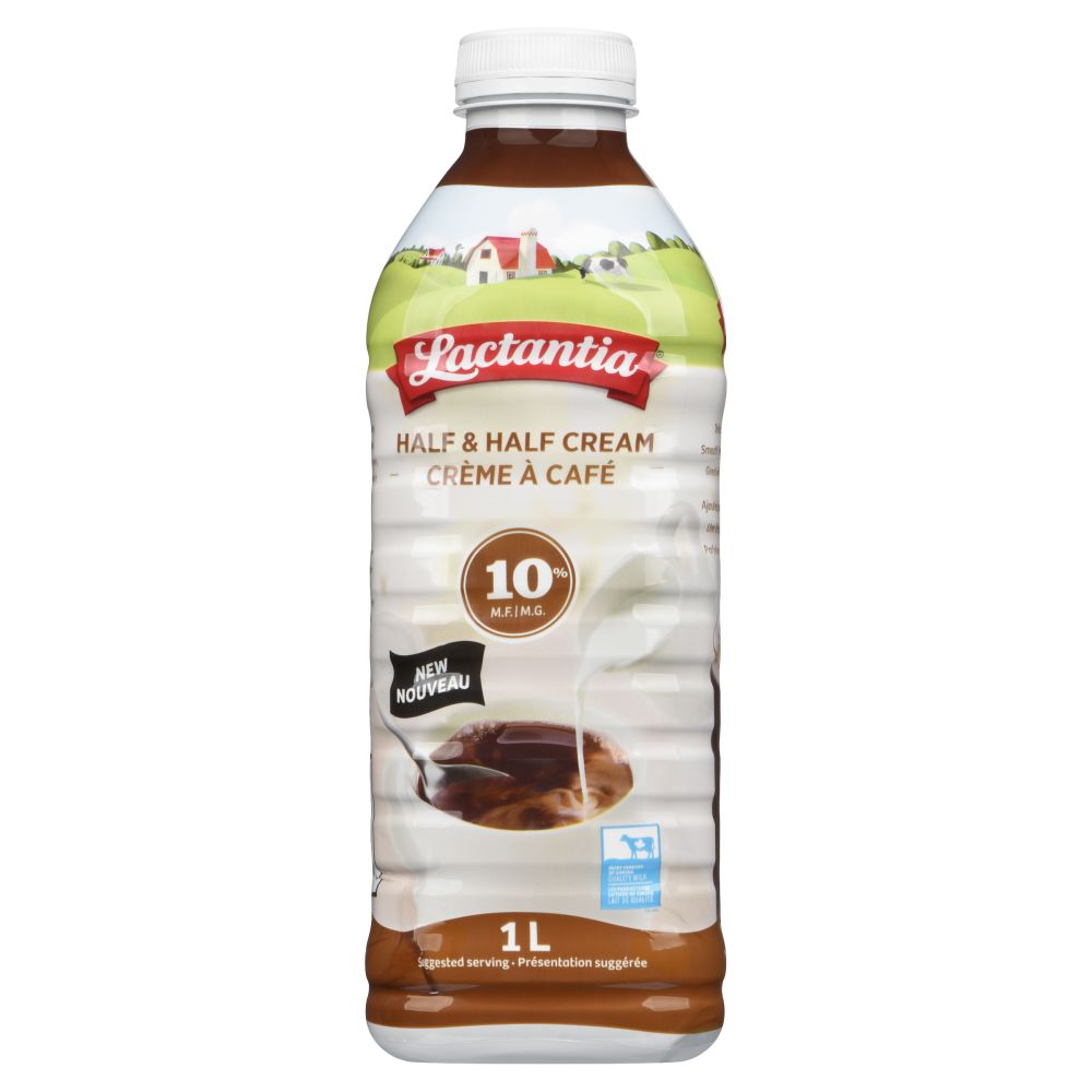 Lactantia Half & Half Cream 10% M.F. 1L