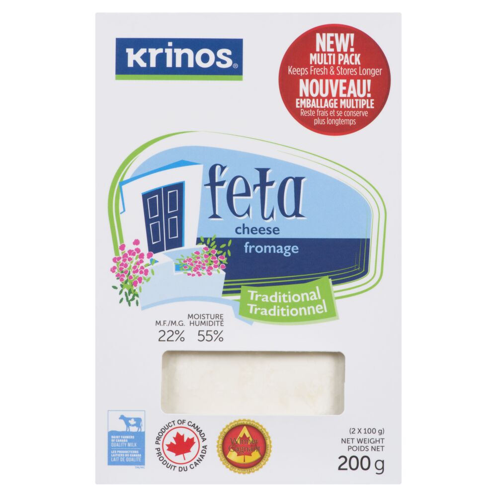 Krinos Traditional Feta 2x100g