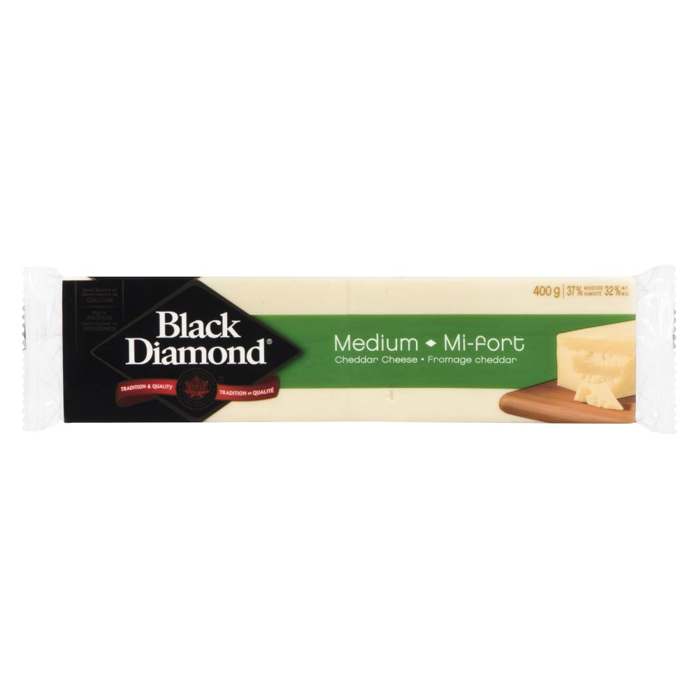 Black Diamond Medium White Cheddar 400g