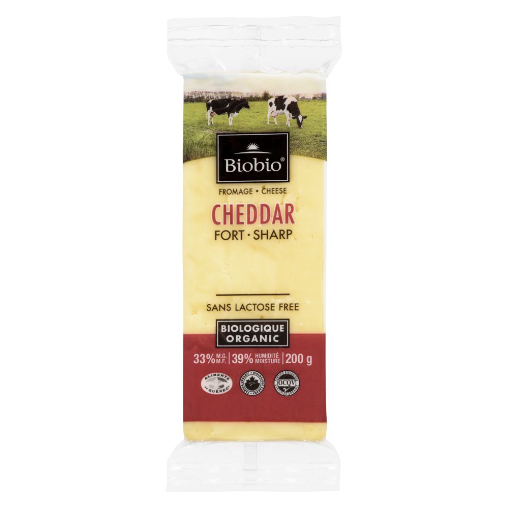 Biobio Organic Sharp Cheddar 200g