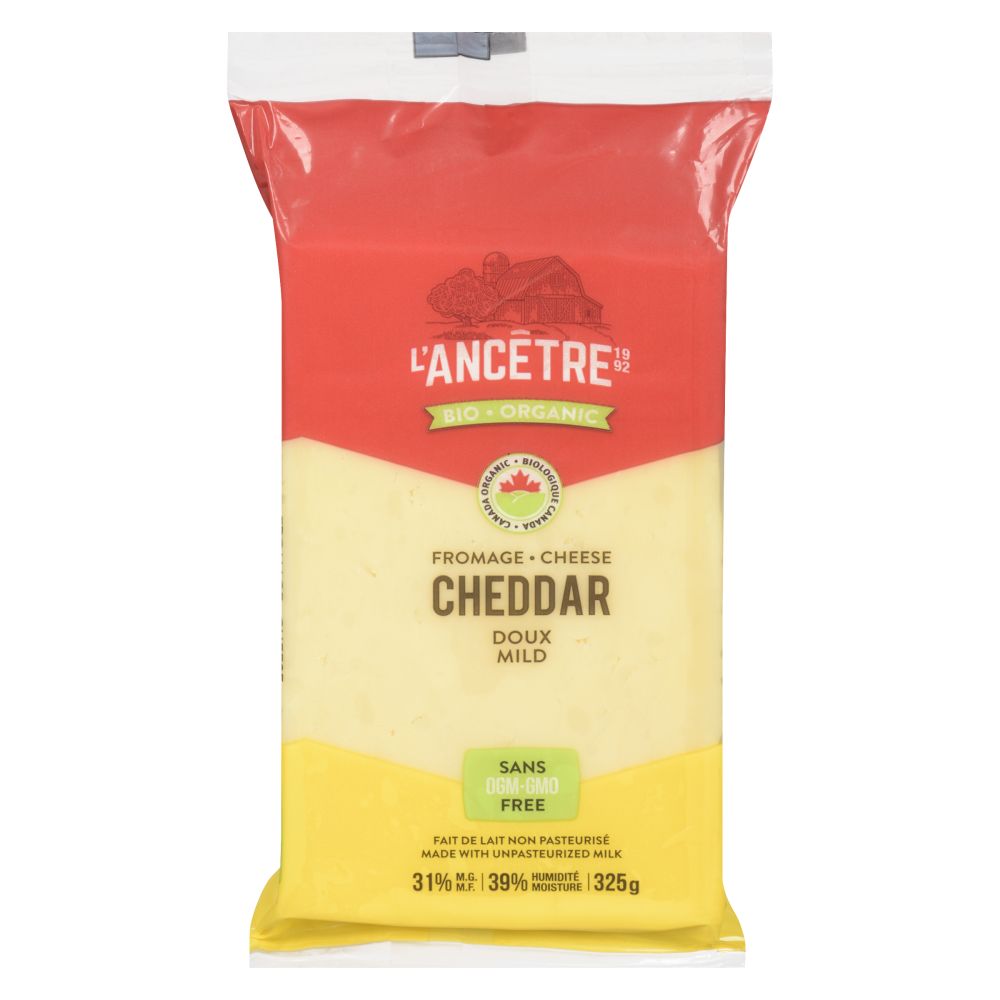 L'Ancêtre Organic Mild Cheddar 325g