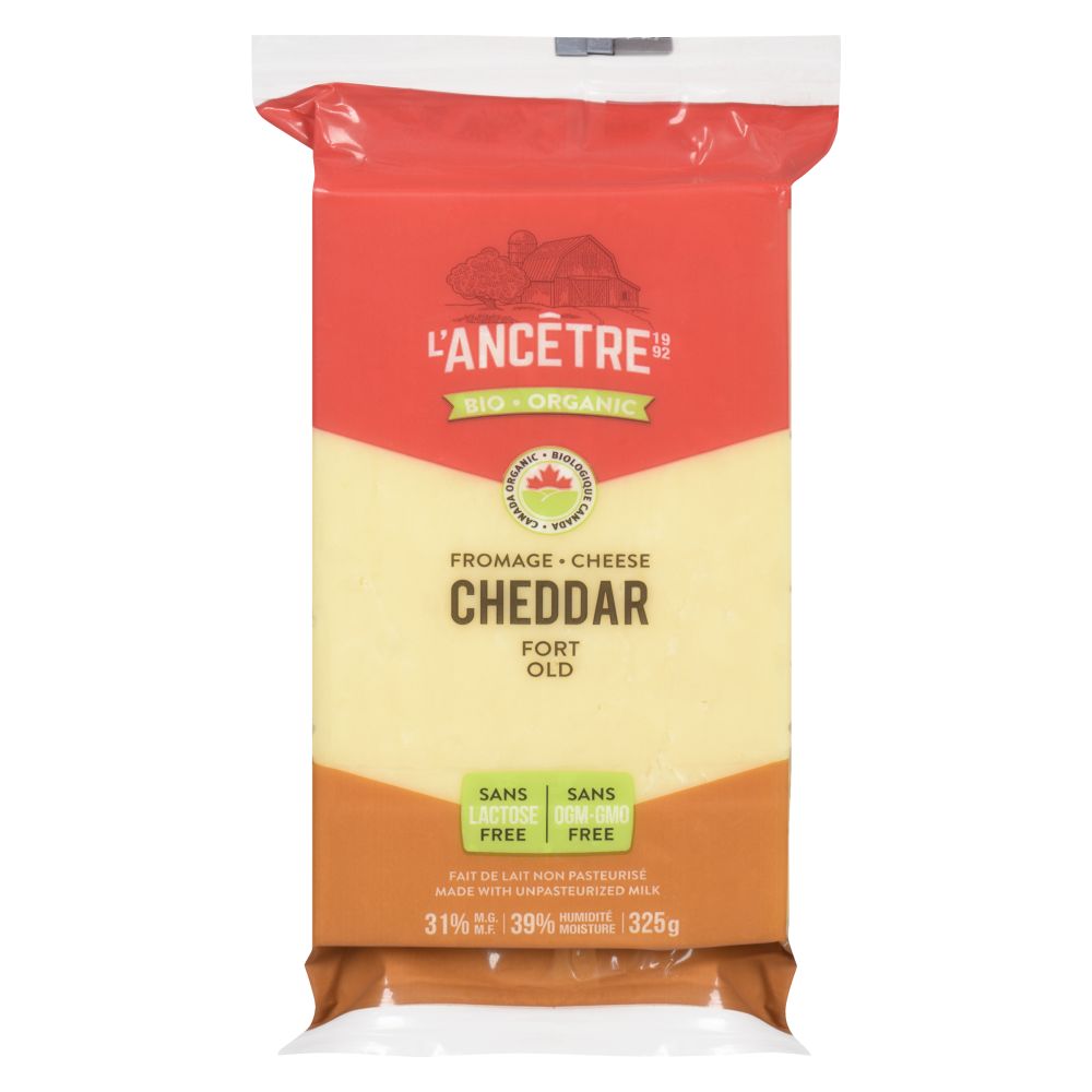 L'Ancêtre Organic Old Cheddar 325g