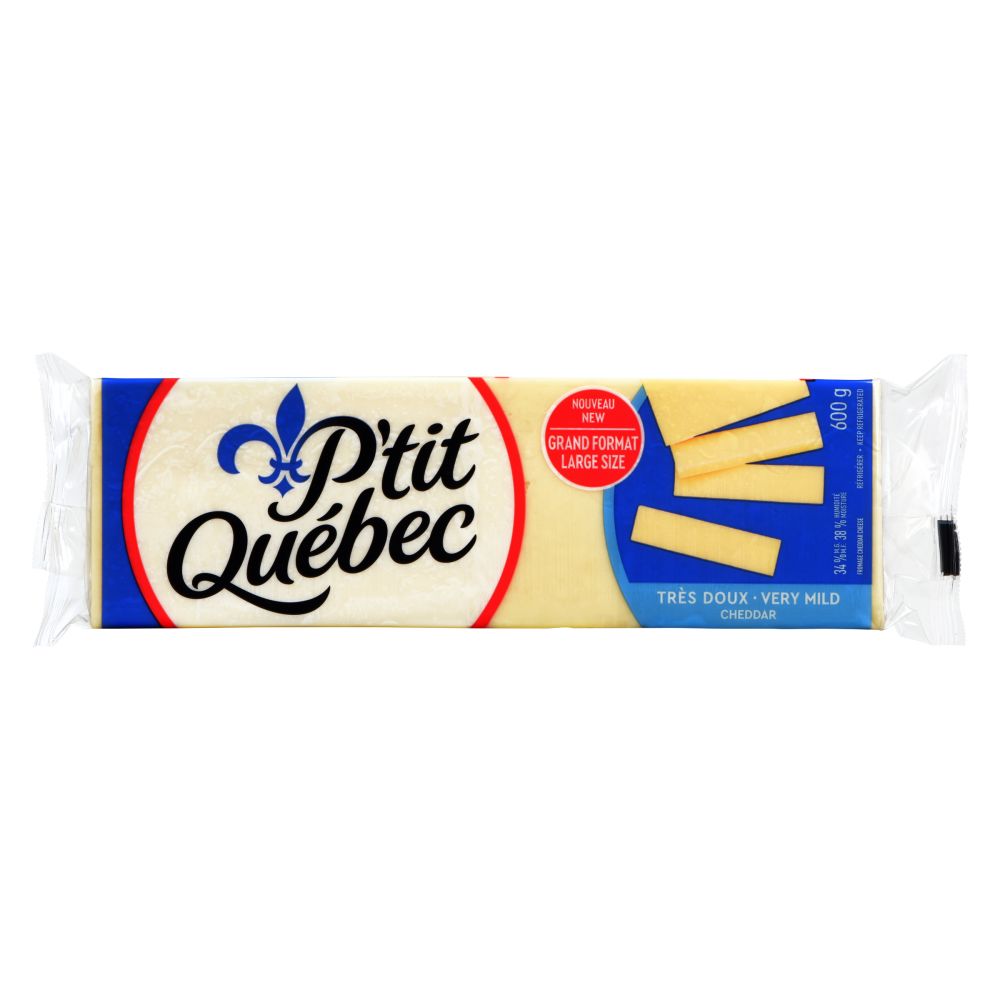 P'tit Québec Very Mild White Cheddar 600g