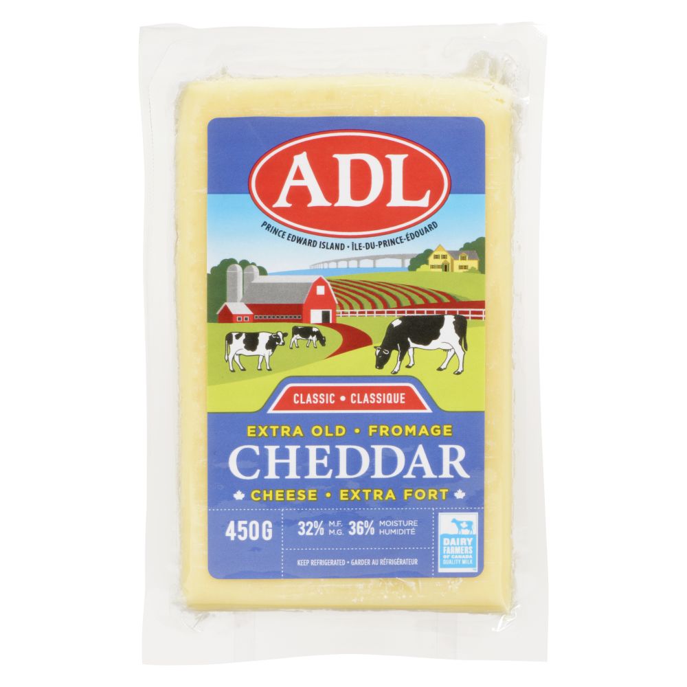 ADL Classic Extra Old White Cheddar 450g