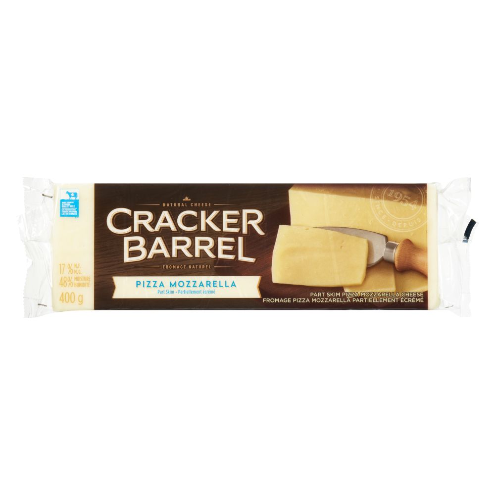 Cracker Barrel Part Skimmed Pizza Mozzarella 400g