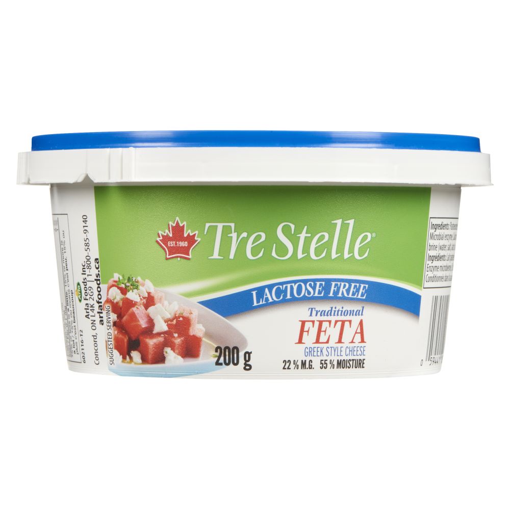 Tre Stelle Lactose Free Traditional Feta 200g