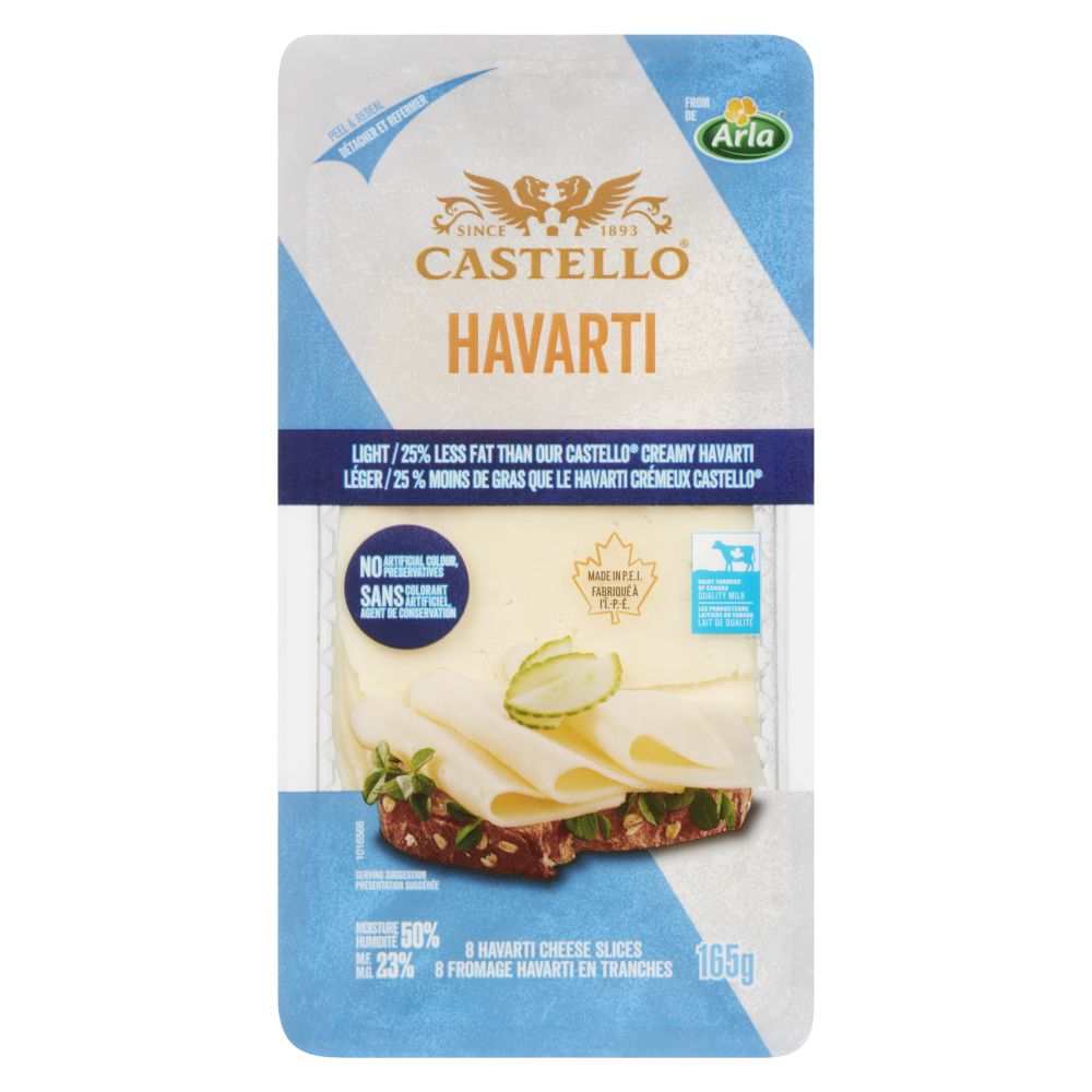 Castello Sliced Light Havarti 165g