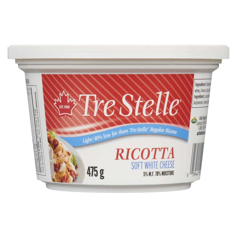 Tre Stelle Light Ricotta 475g