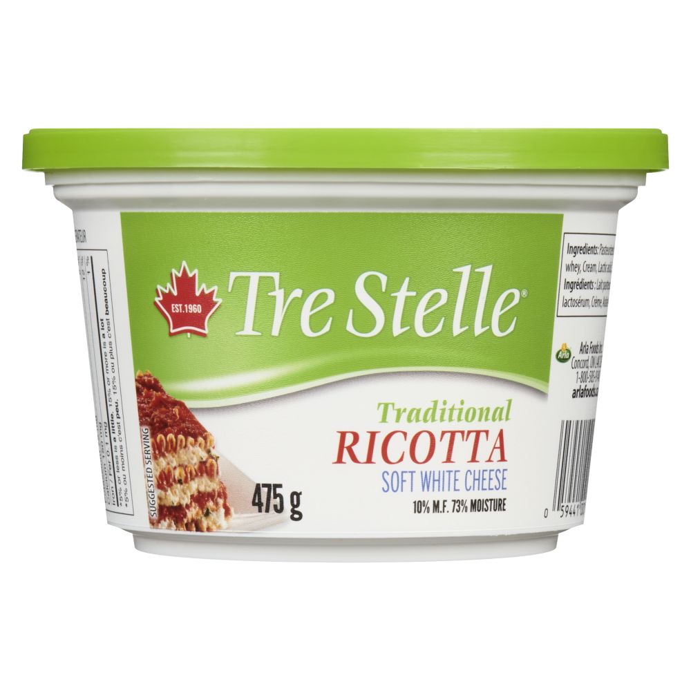 Tre Stelle Traditional Ricotta 475g