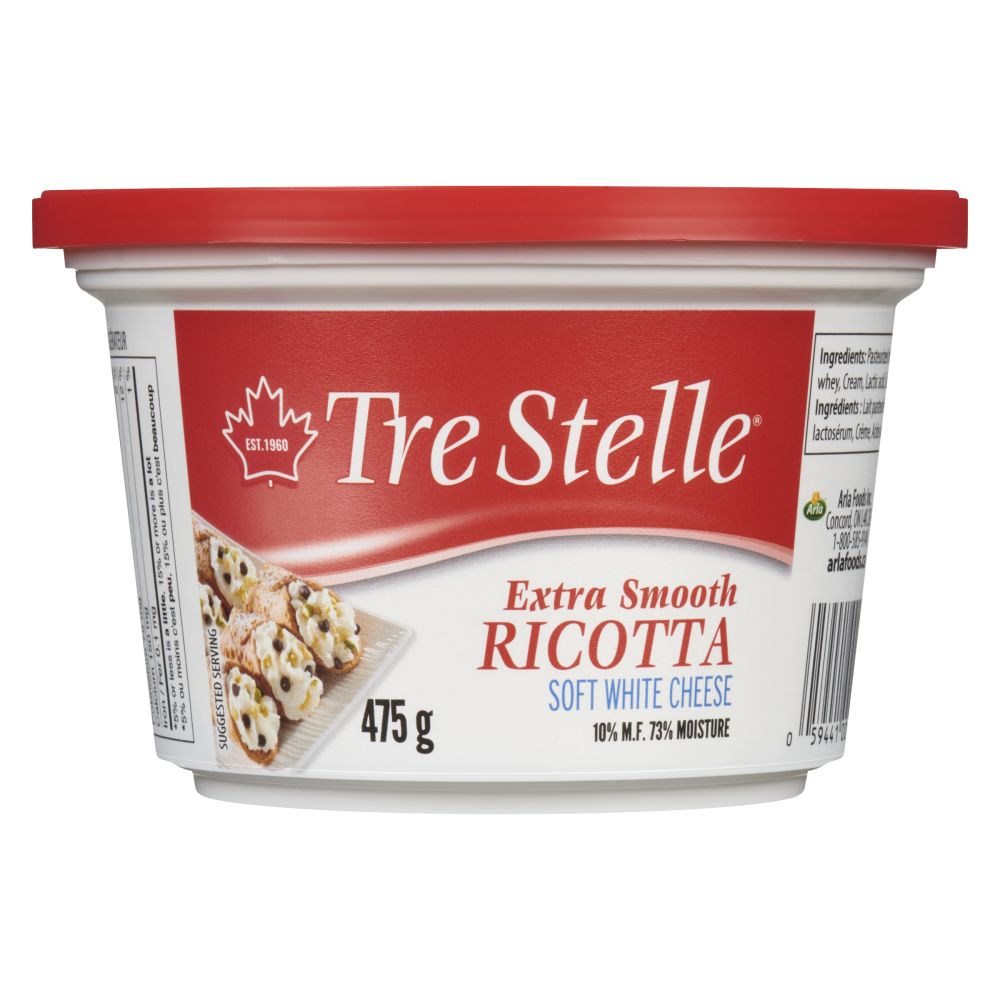 Tre Stelle Extra Smooth Ricotta 475g