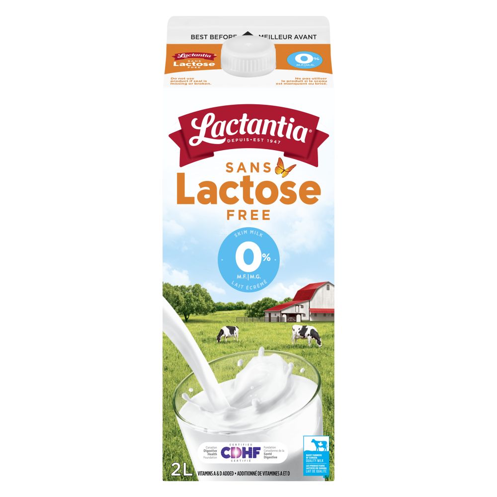 Lactantia Lactose Free Skim Milk 0% M.F. 2L