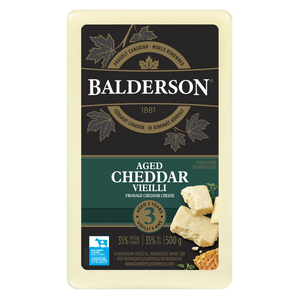 Balderson Cheddar Aged 3 Years 500g