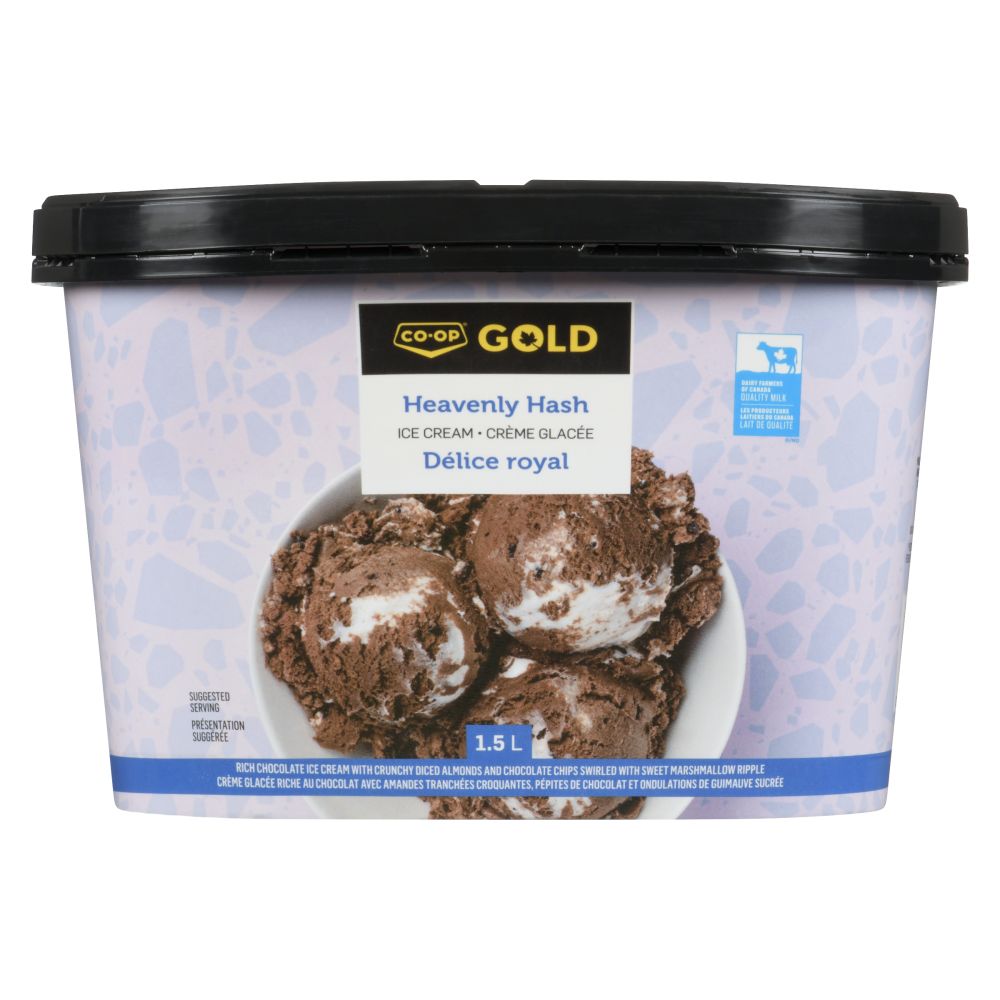 CO-OP Gold Heavenly Hash Ice Cream 1.5L