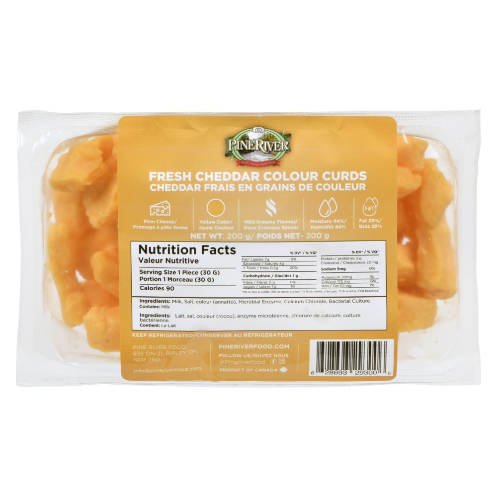 Pine River Cheddar Curds 200G