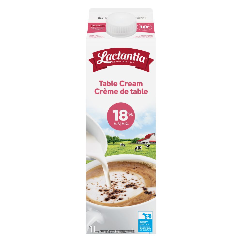 Lactantia Table Cream 18% M.F. 1L