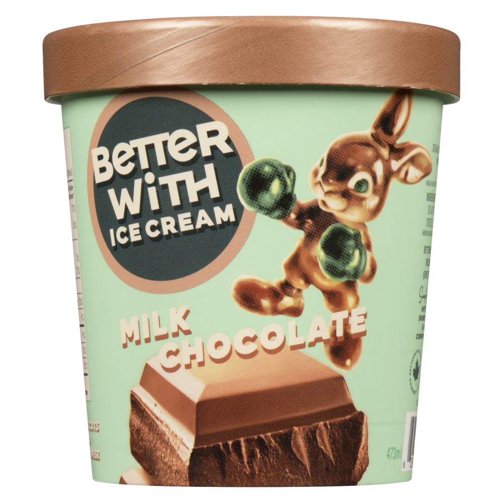 Betterwith Ice Cream Milk Chocolate Ice Cream 473ml