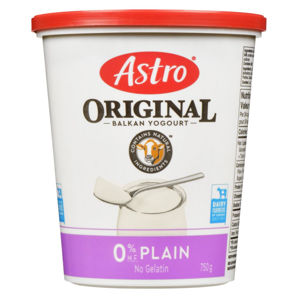 Astro Plain Balkan Yogourt 0% M.F. 750g