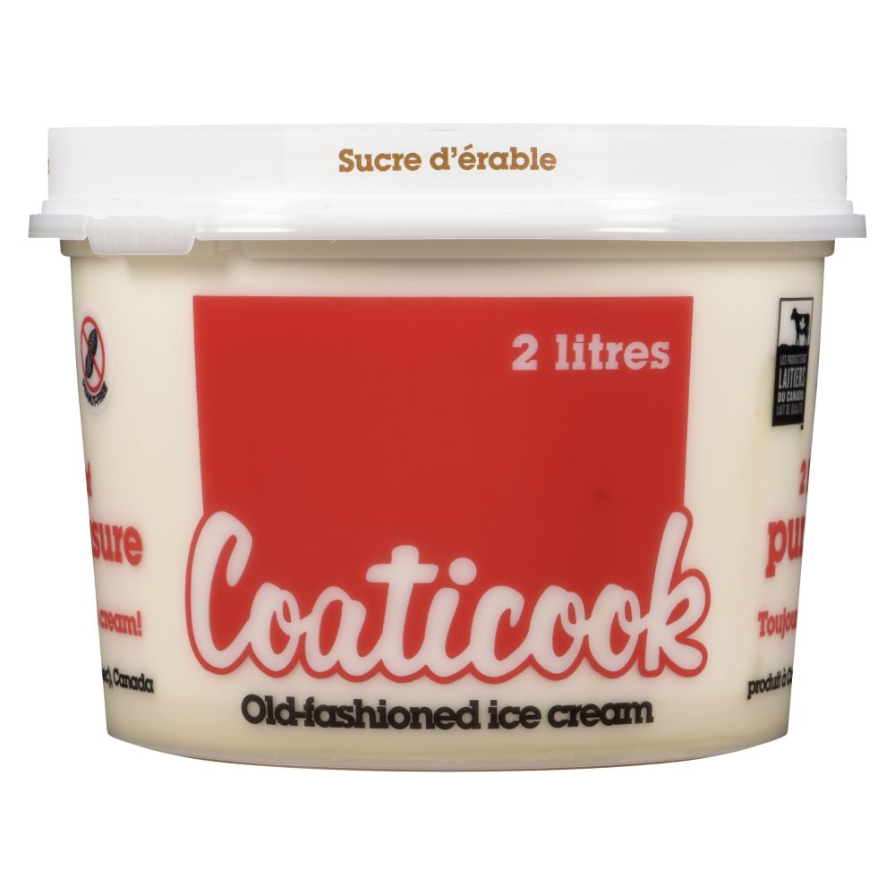 Coaticook Maple Sugar Old Fashioned Ice Cream 2L