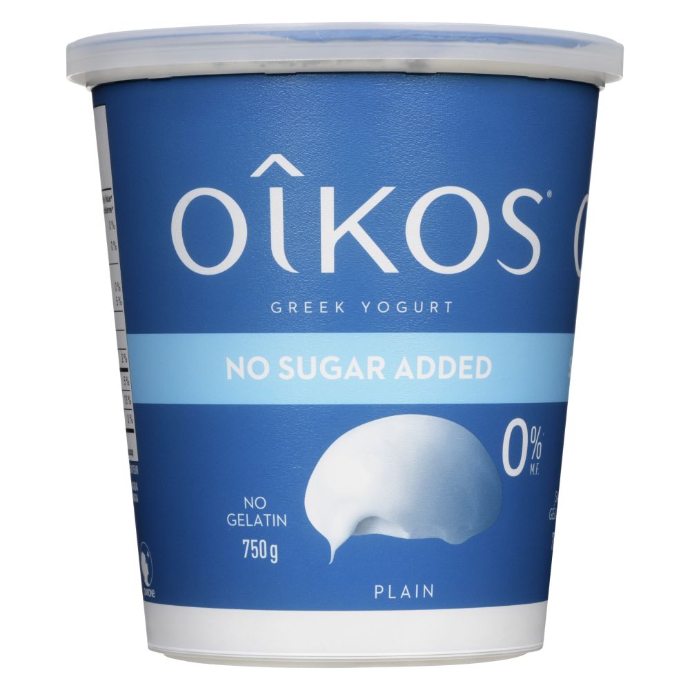 Oîkos Plain Greek Yogurt 0% M.F. 750g