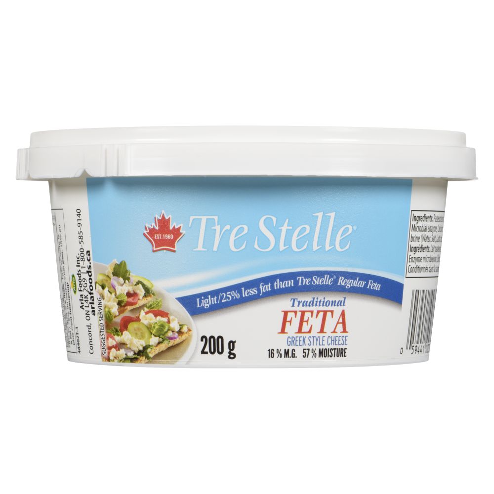 Tre Stelle Traditional Light Feta 200g