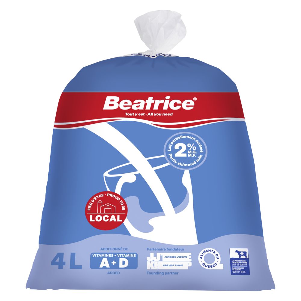 Beatrice Partly Skimmed Milk 2% M.F. 4L