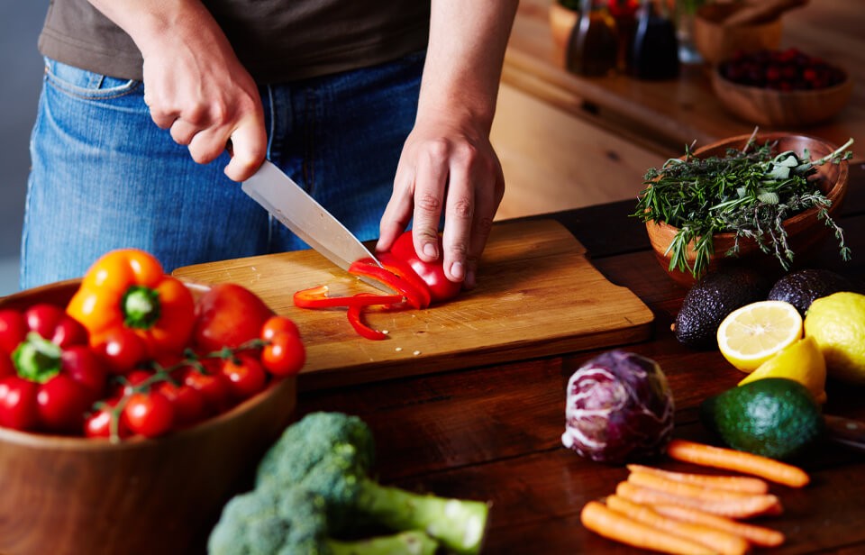 Preparing vegetables in advance 