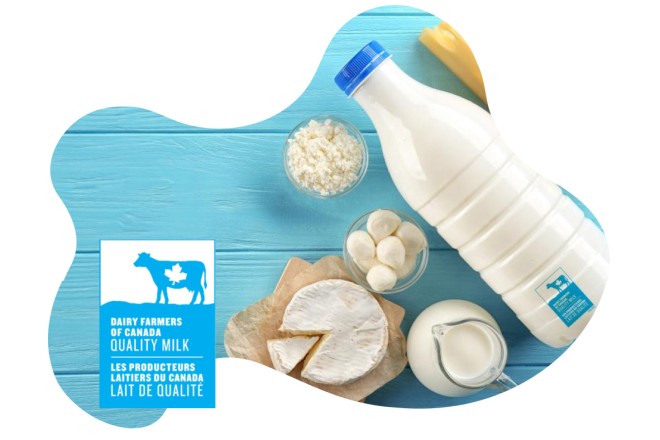 Products with the Blue Cow logo